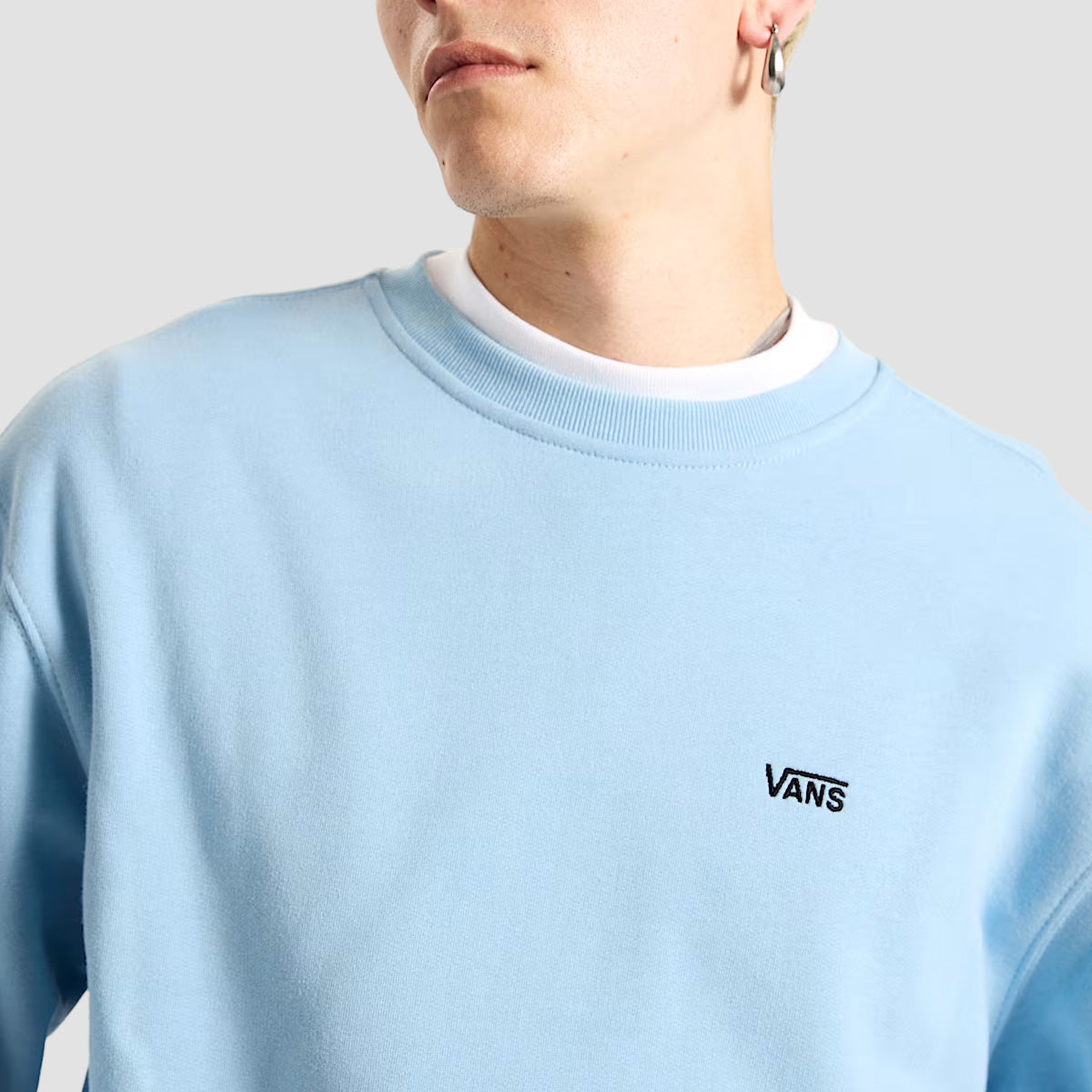 Vans Left Chest II Loose Crew Sweatshirt Cloud Blue