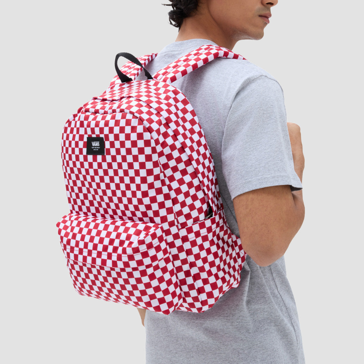 Vans Old Skool Check 22L Backpack Chili Pepper/Checkerboard