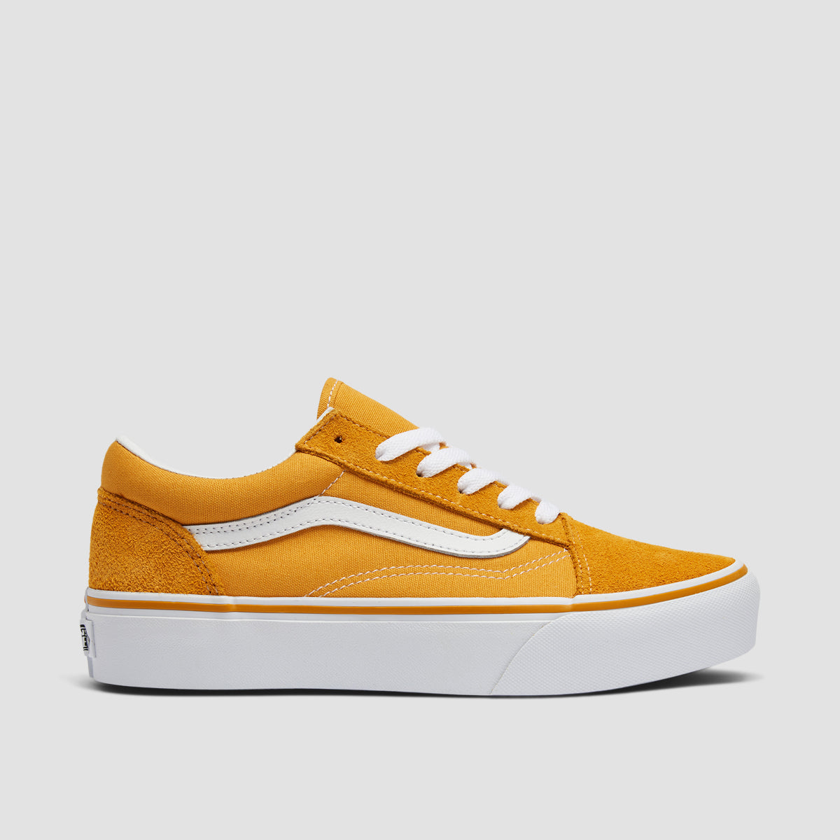 Vans Old Skool Platform Shoes Golden Glow Kids