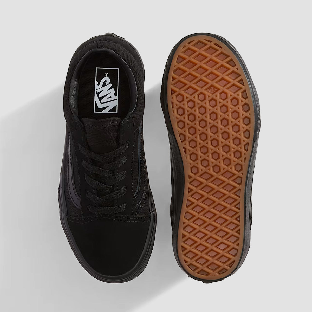 Vans Old Skool Shoes - Black Mono - Kids