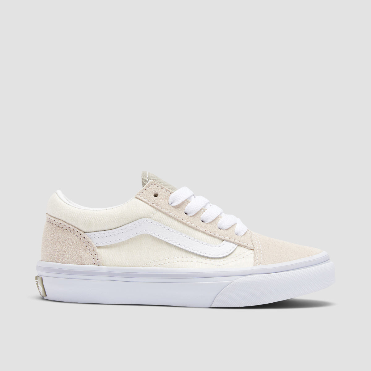 Vans Old Skool Shoes Natural Block Multi True White Kids