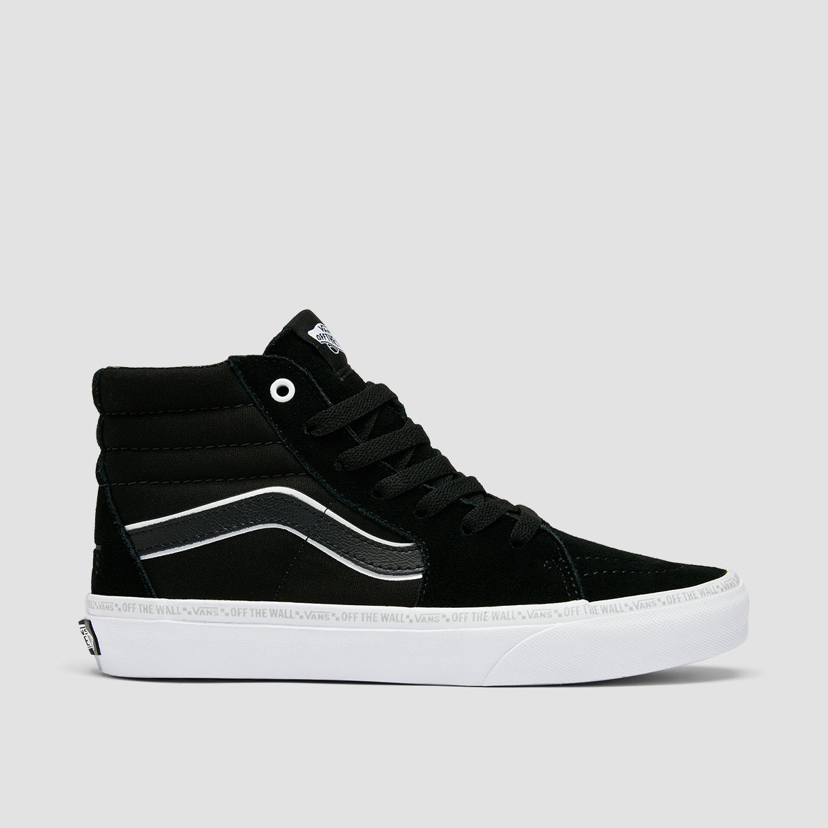 Vans Sk8 Hi High Top Shoes Black Lunar Rock Kids