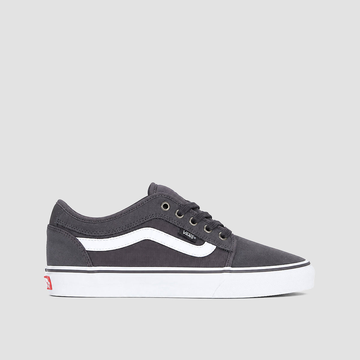 Vans Skate Chukka Low Sidestripe Shoes - Charcoal/White