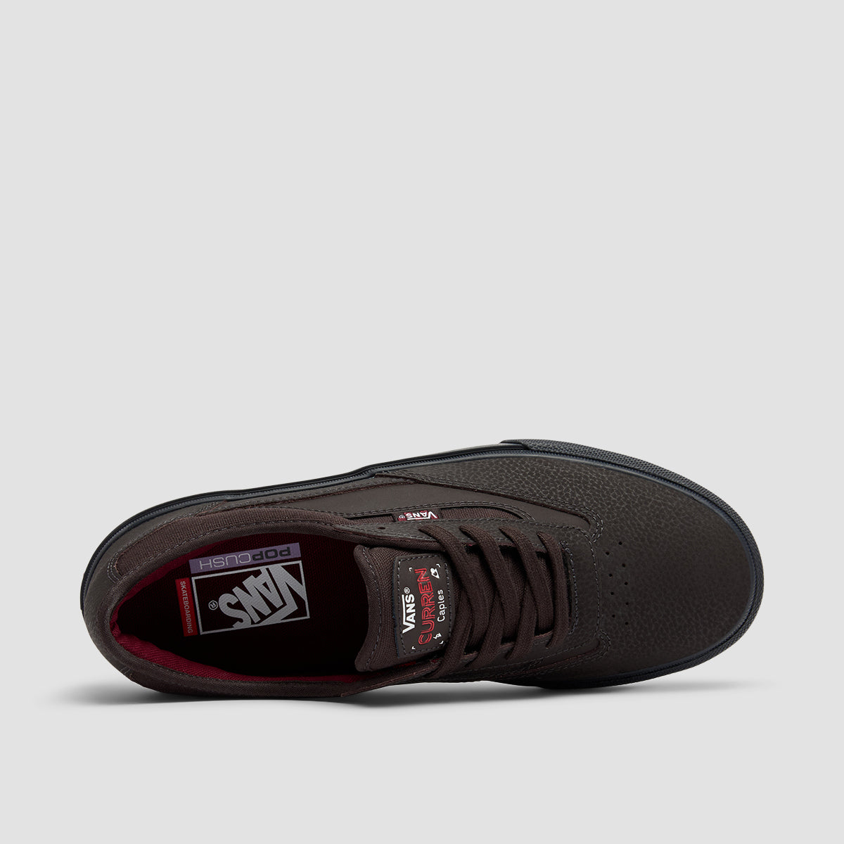 Vans Skate Curren Caples Shoes - Dark Brown