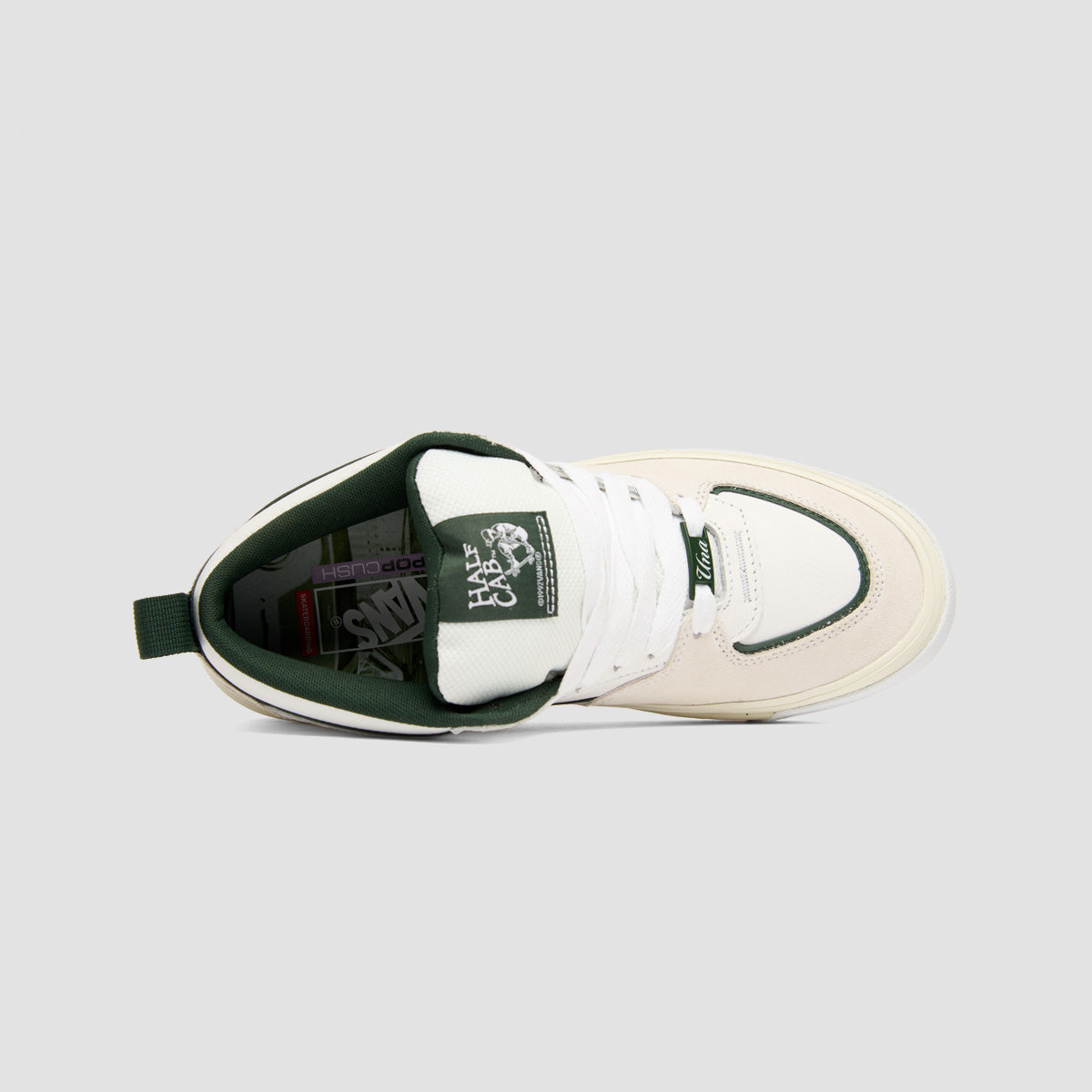 Vans Skate Half Cab Wafflecup Shoes - Una White/Gum