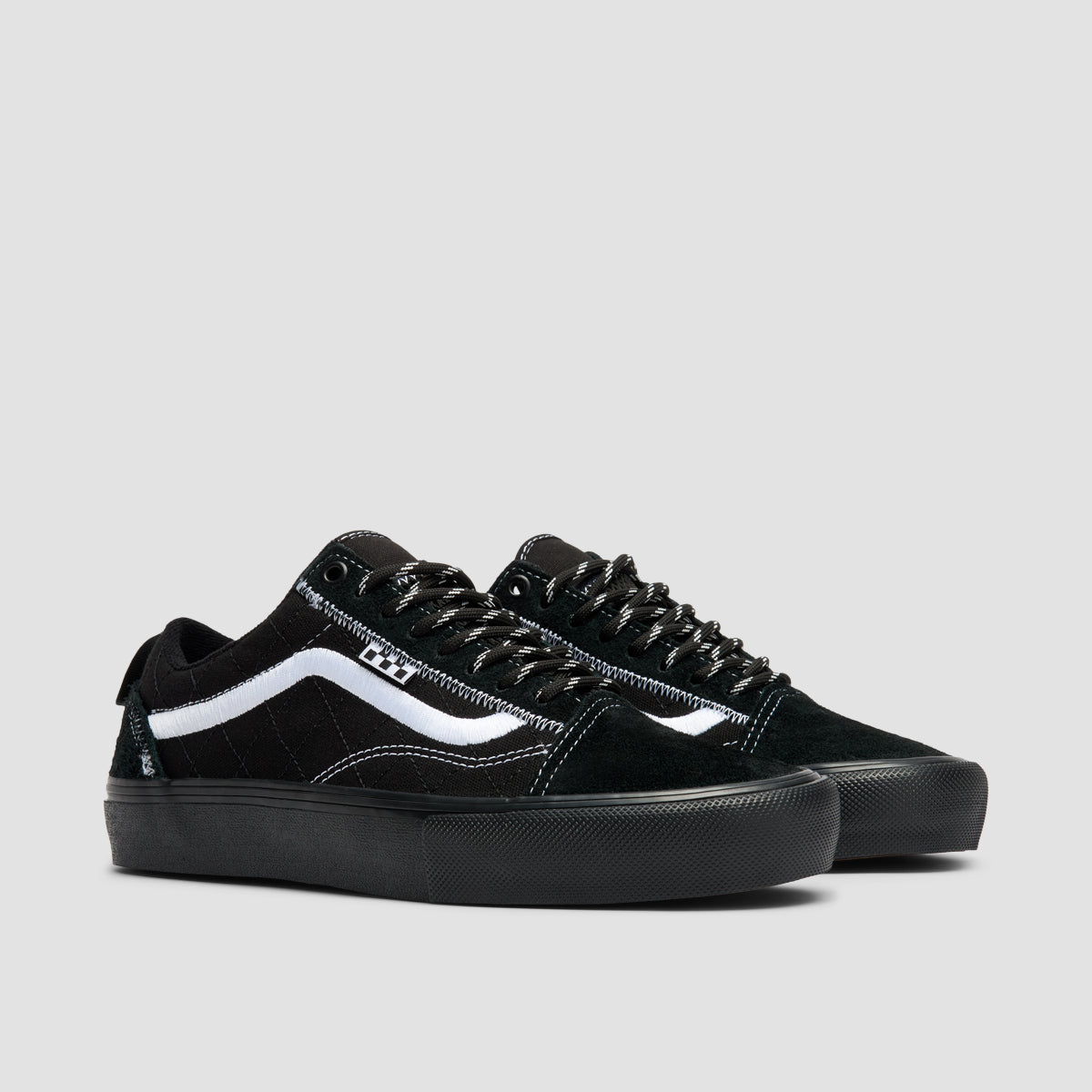 Vans Skate Old Skool Net Doobie Shoes - Black/Black
