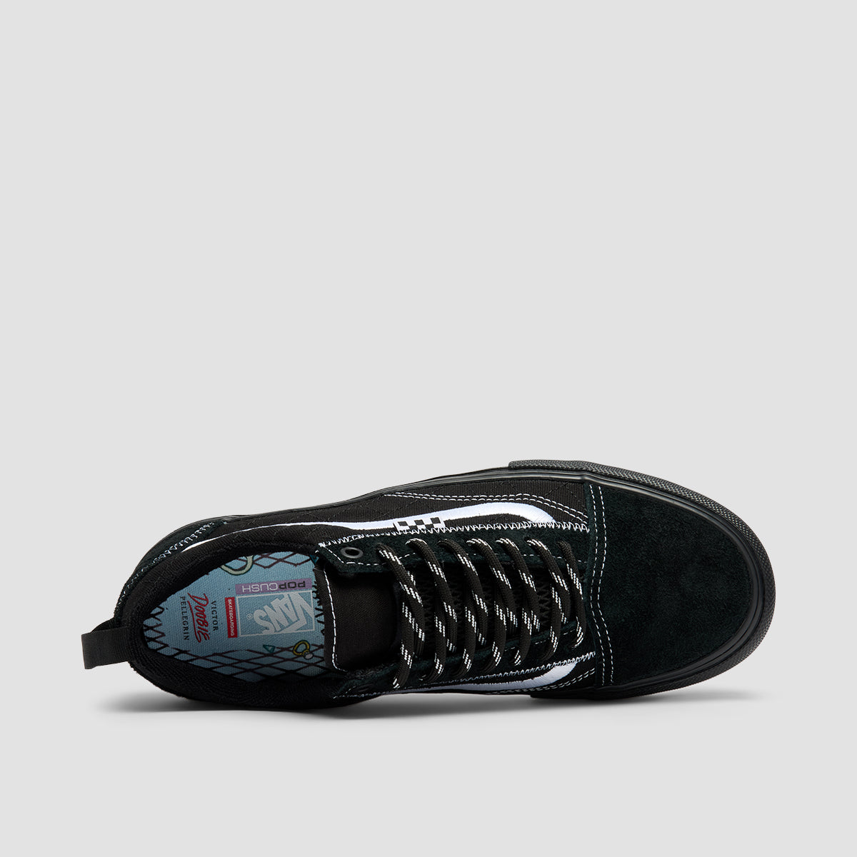 Vans Skate Old Skool Net Doobie Shoes - Black/Black