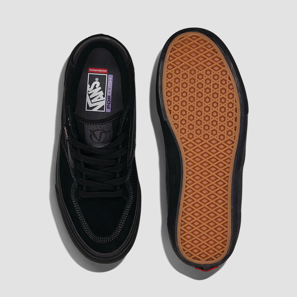 Vans Skate Rowan Shoes - Contrast Black/Grey