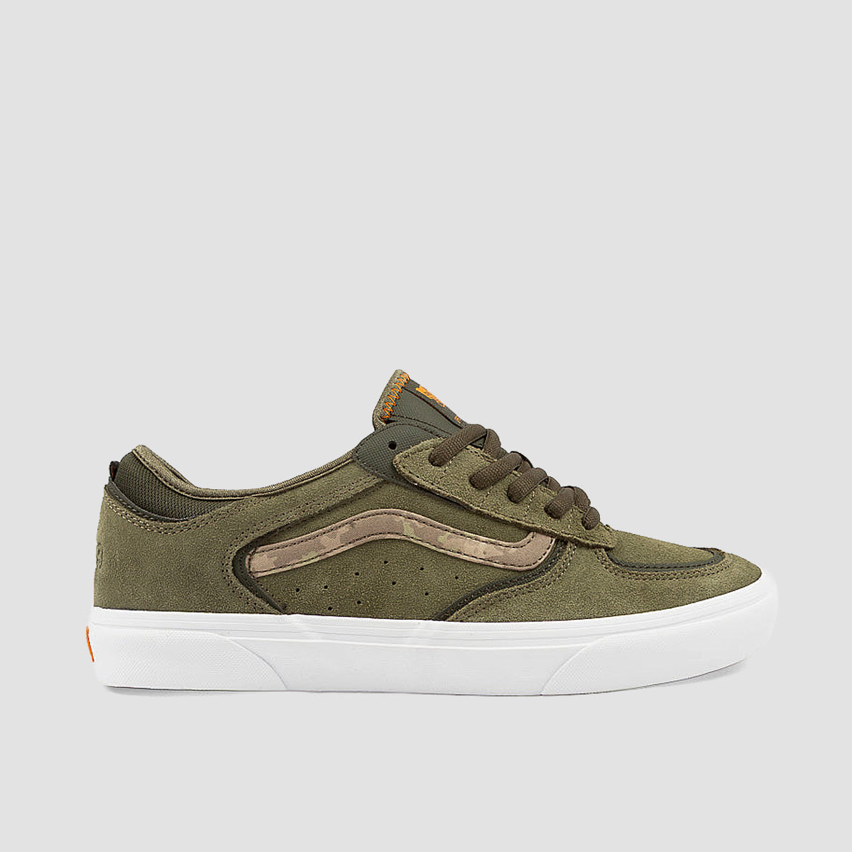 Vans Skate Rowley Shoes - Camo Mossy Olive