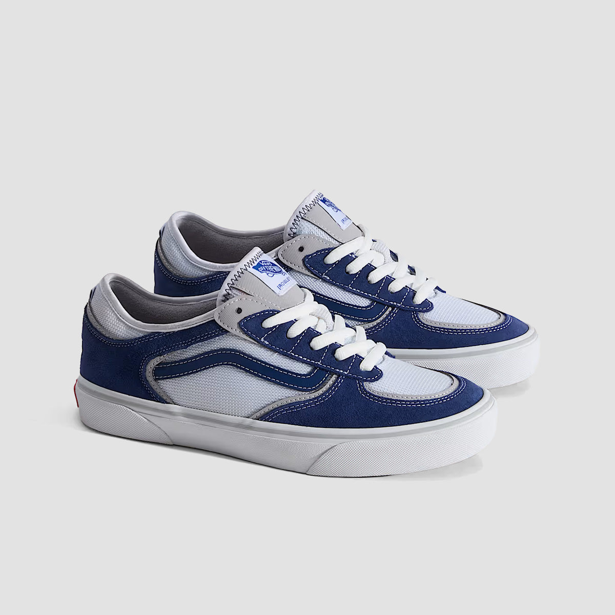 Vans Skate Rowley Shoes - True Navy/White