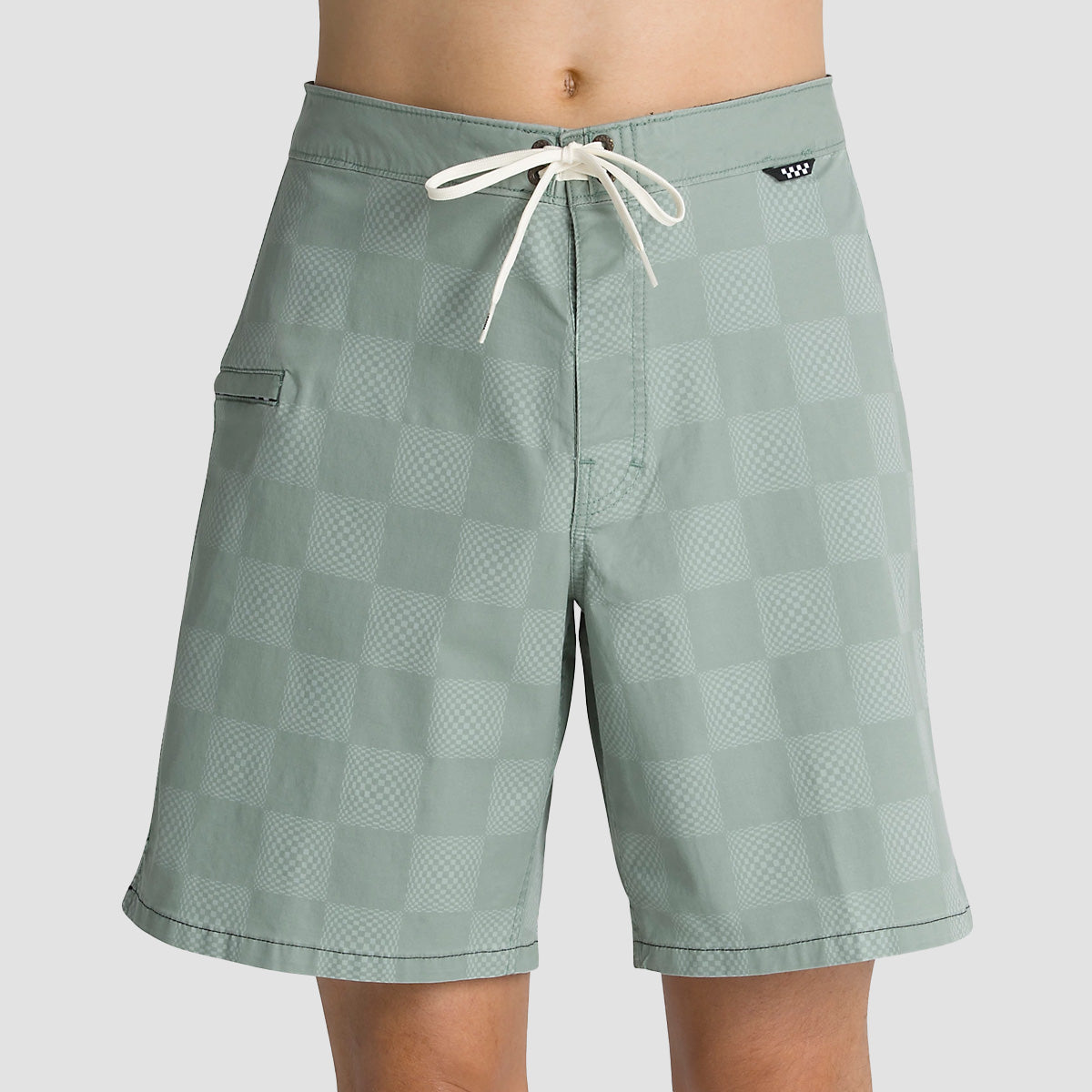 Vans The Daily Vintage Check Boardshorts Chinois Green