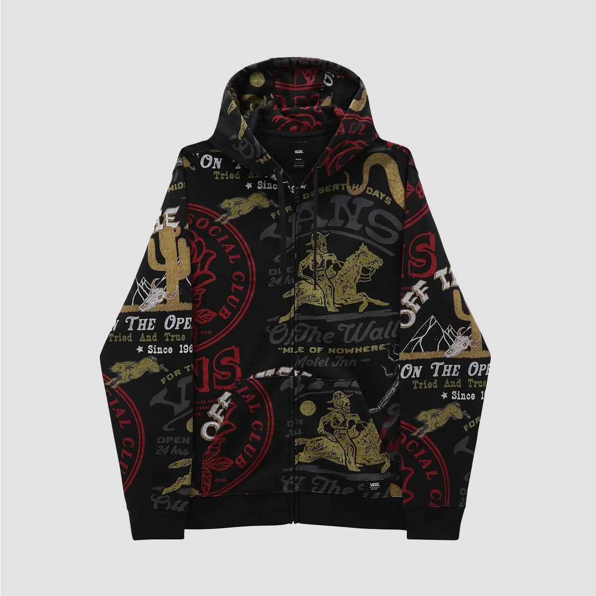 Vans Trading Post Zip Hoodie Black