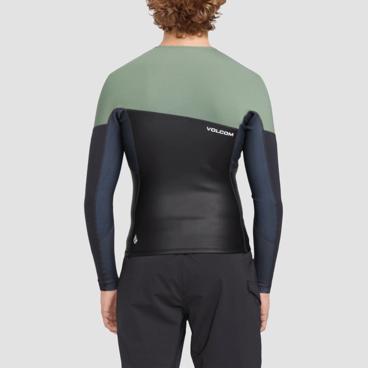 Volcom 1.5mm Front Zip Wetsuit Jacket Light Olive