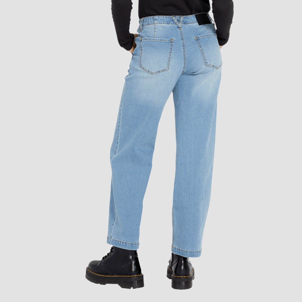 Volcom 1991 Stoned Low Rise Jeans Blue Drift - Womens