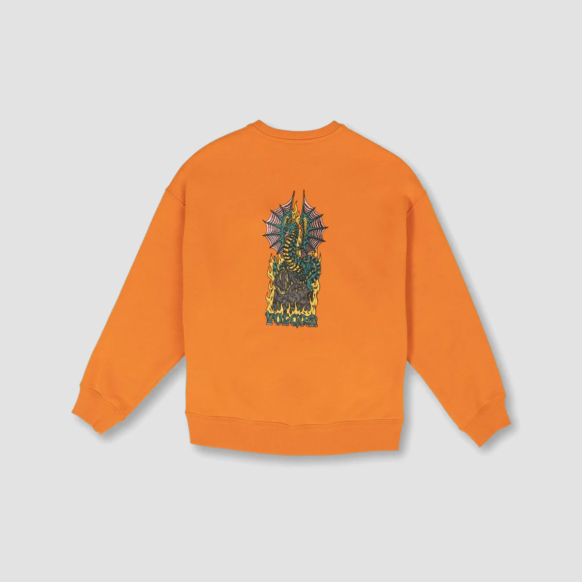 Volcom Alstone Crew Sweatshirt Saffron - Kids