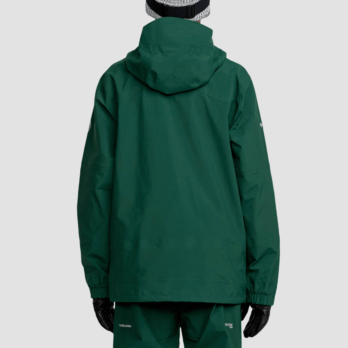Volcom Anyox Guide Gore Pro Snow Shell Jacket Black Green