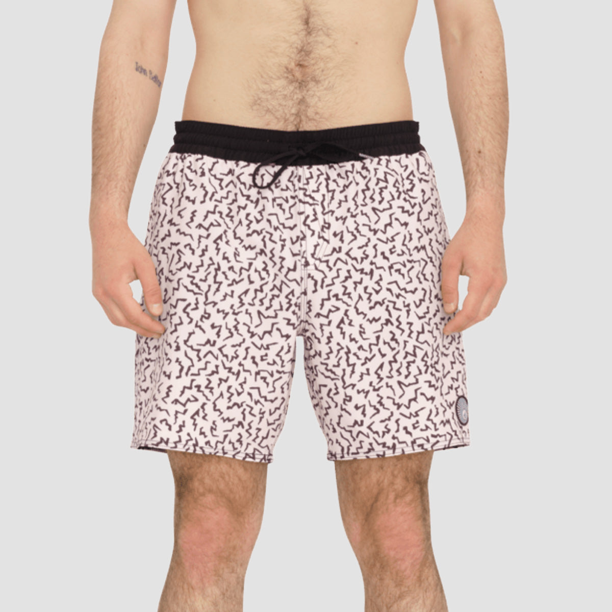 Volcom Asphalt Beach Trunk 17" Boardshorts Lilac Ash