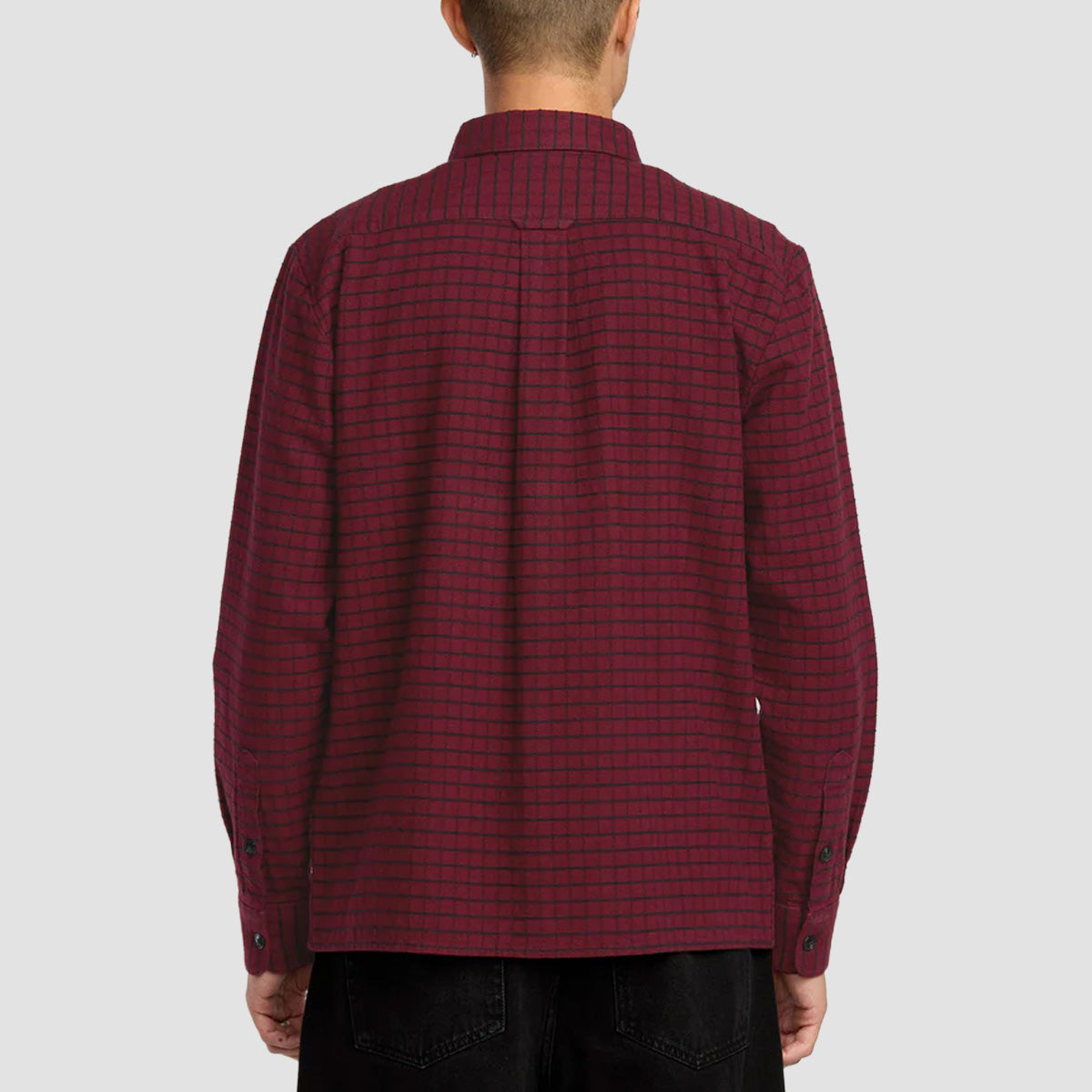 Volcom Augustone Longsleeve Shirt Merlot