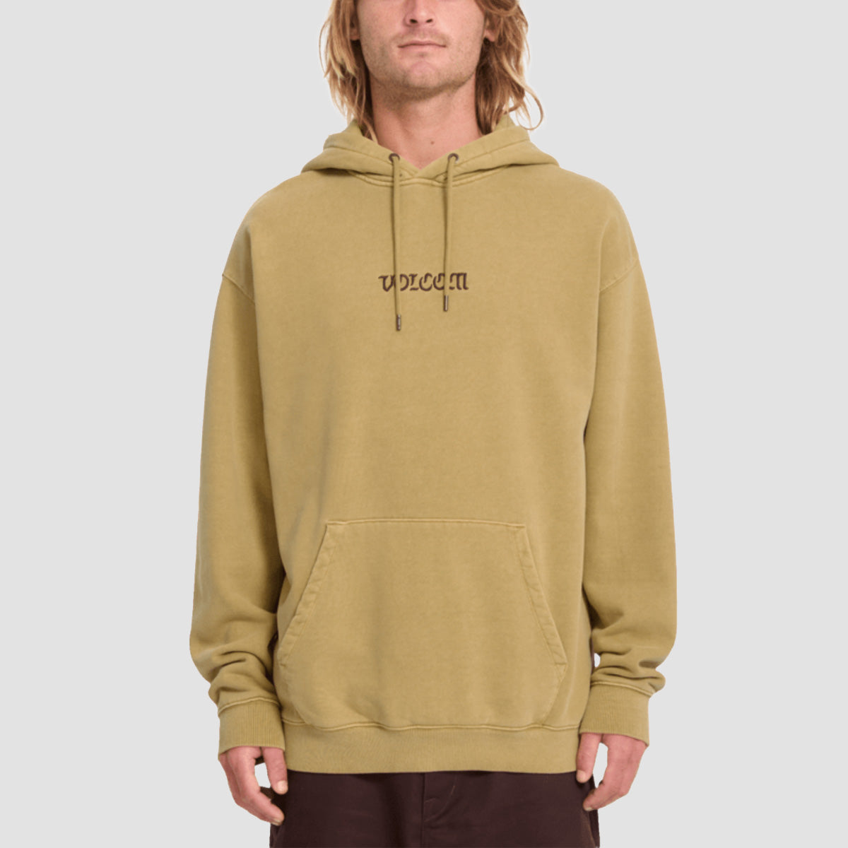 Volcom Big Stone Pullover Hoodie Mustard