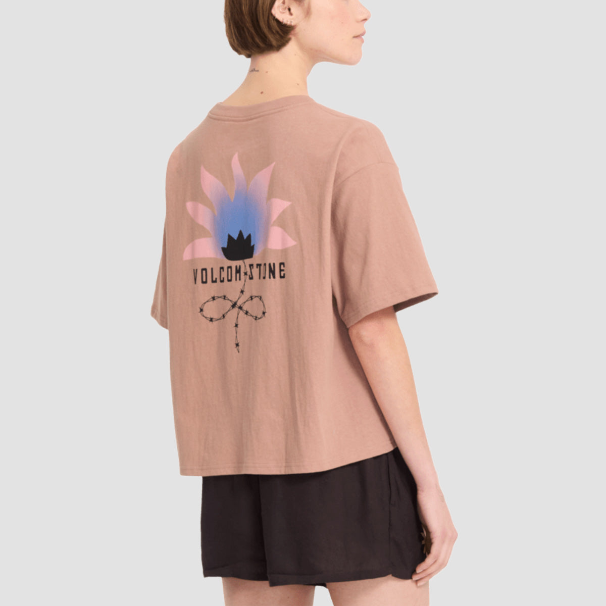 Volcom Bliss T-Shirt Pale Khaki - Womens