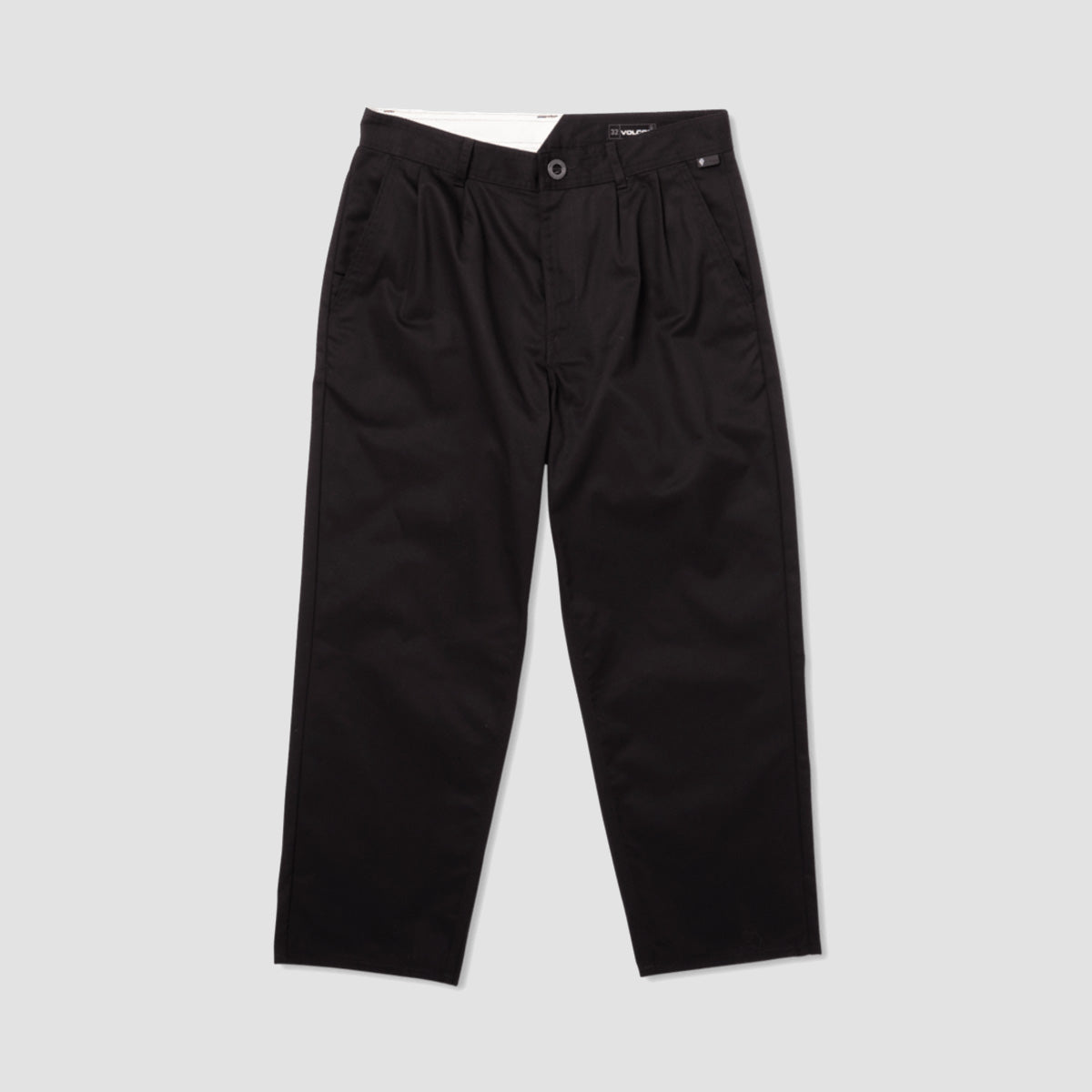 Volcom Briqlayer Pleat Chino Pants Black