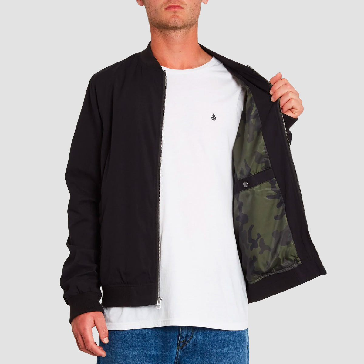 Volcom Burnward Jacket Black Combo