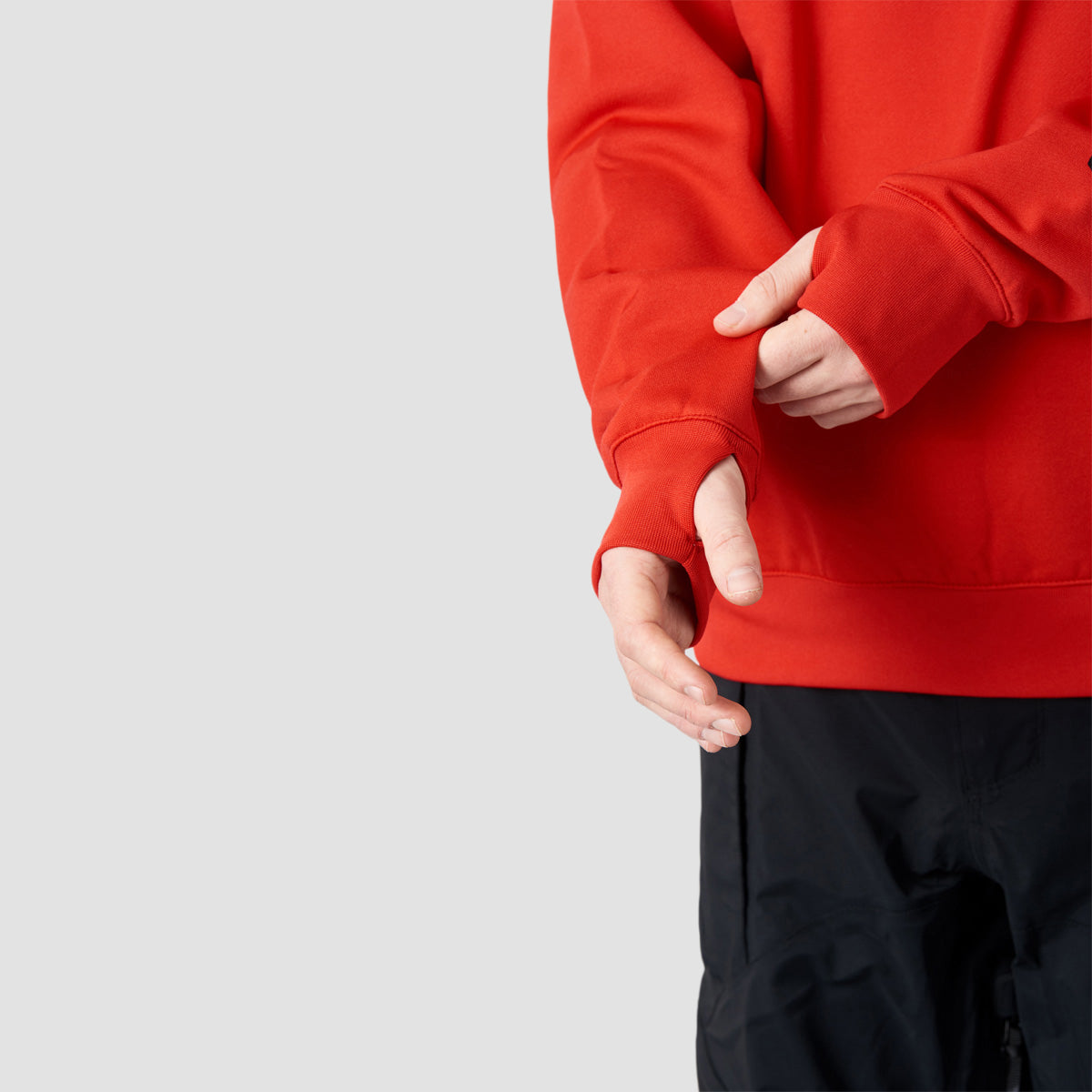 Volcom Core Hydro Snow Crew Sweat Red