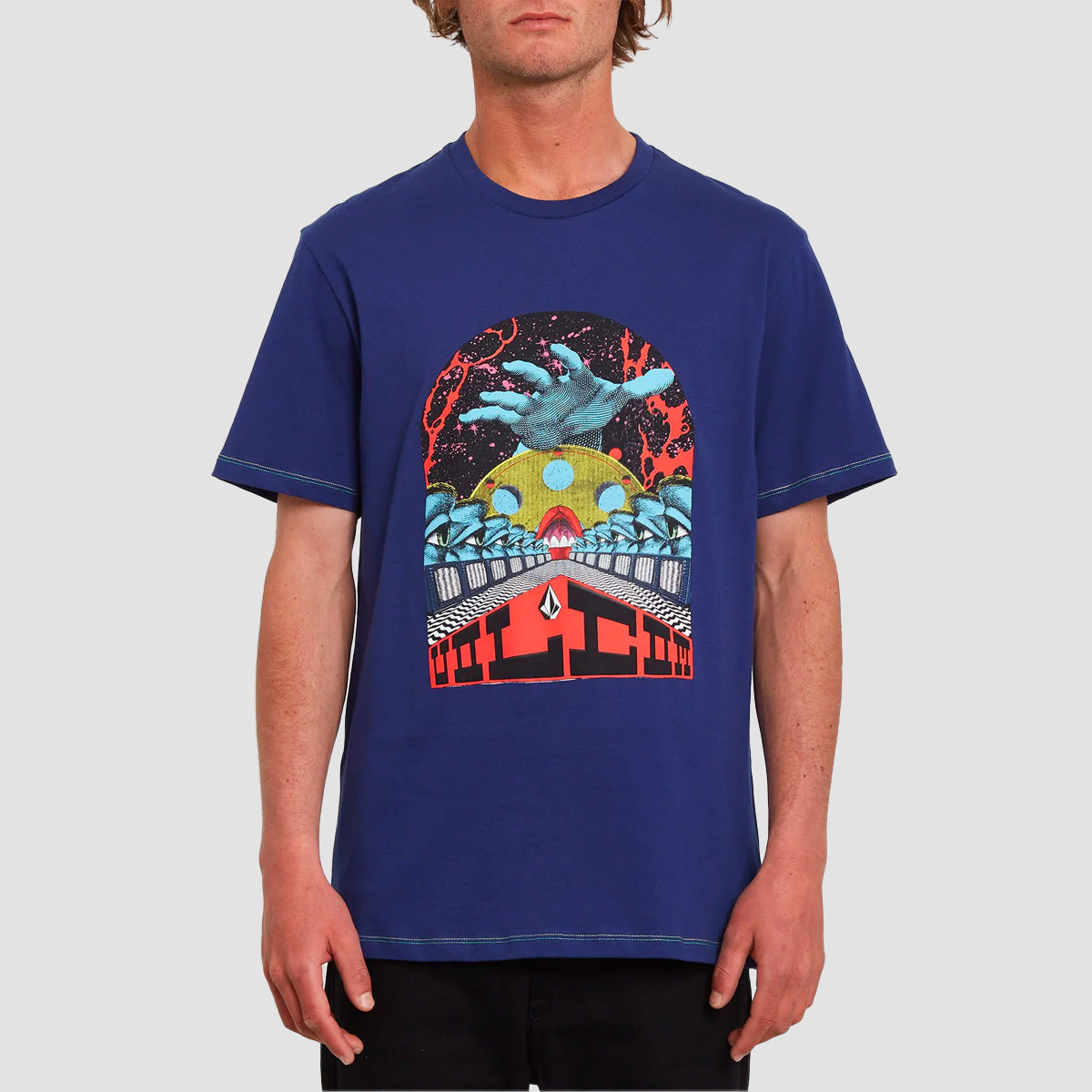 Volcom Elzo Durt FA T-Shirt Blueprint