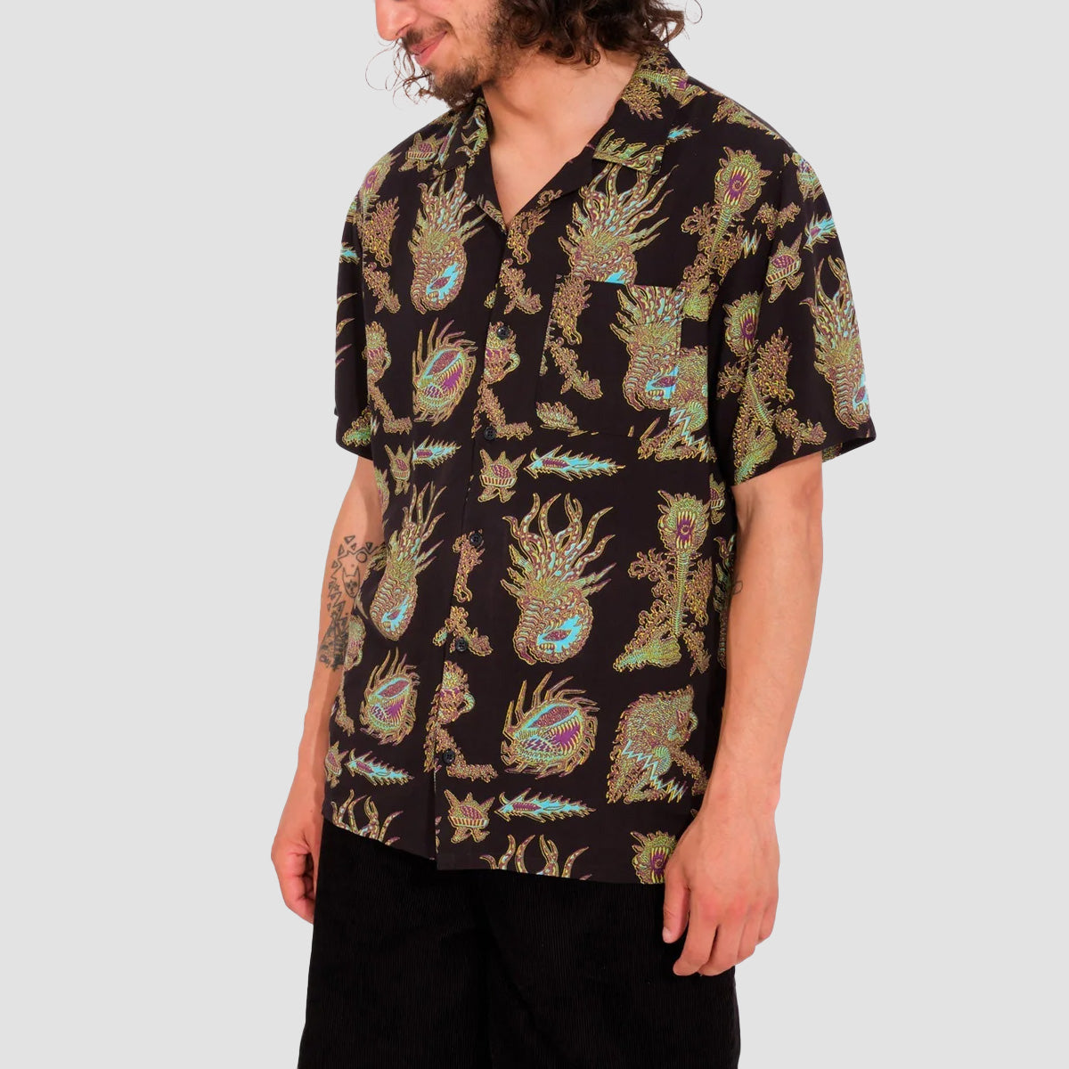 Volcom FA Tetsunori Short Sleeve Shirt Black