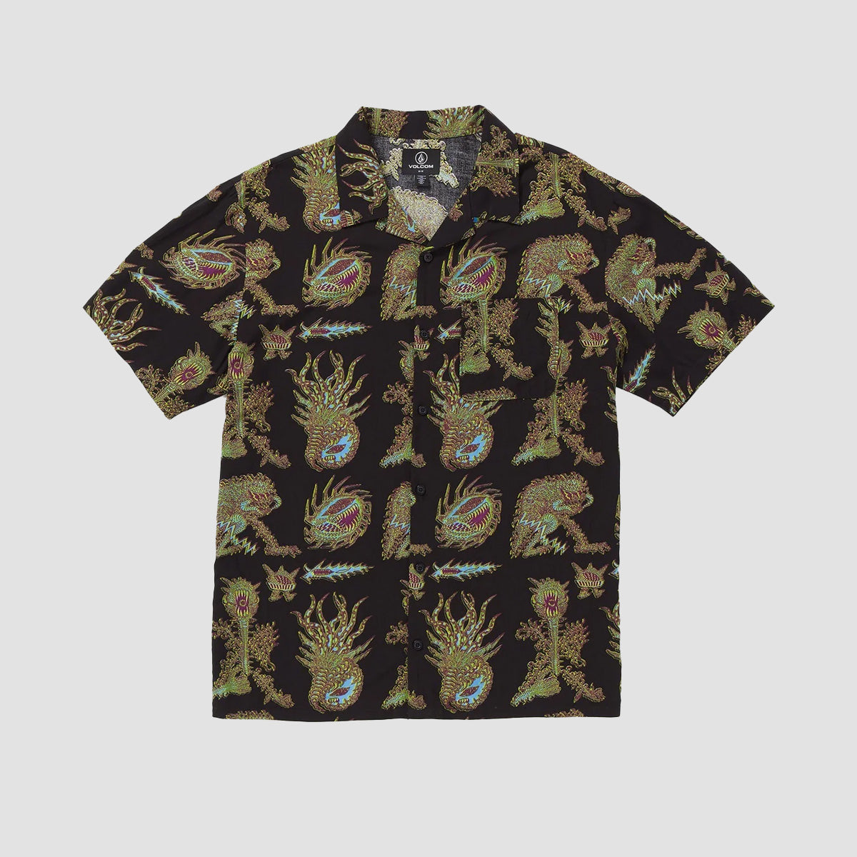 Volcom FA Tetsunori Short Sleeve Shirt Black