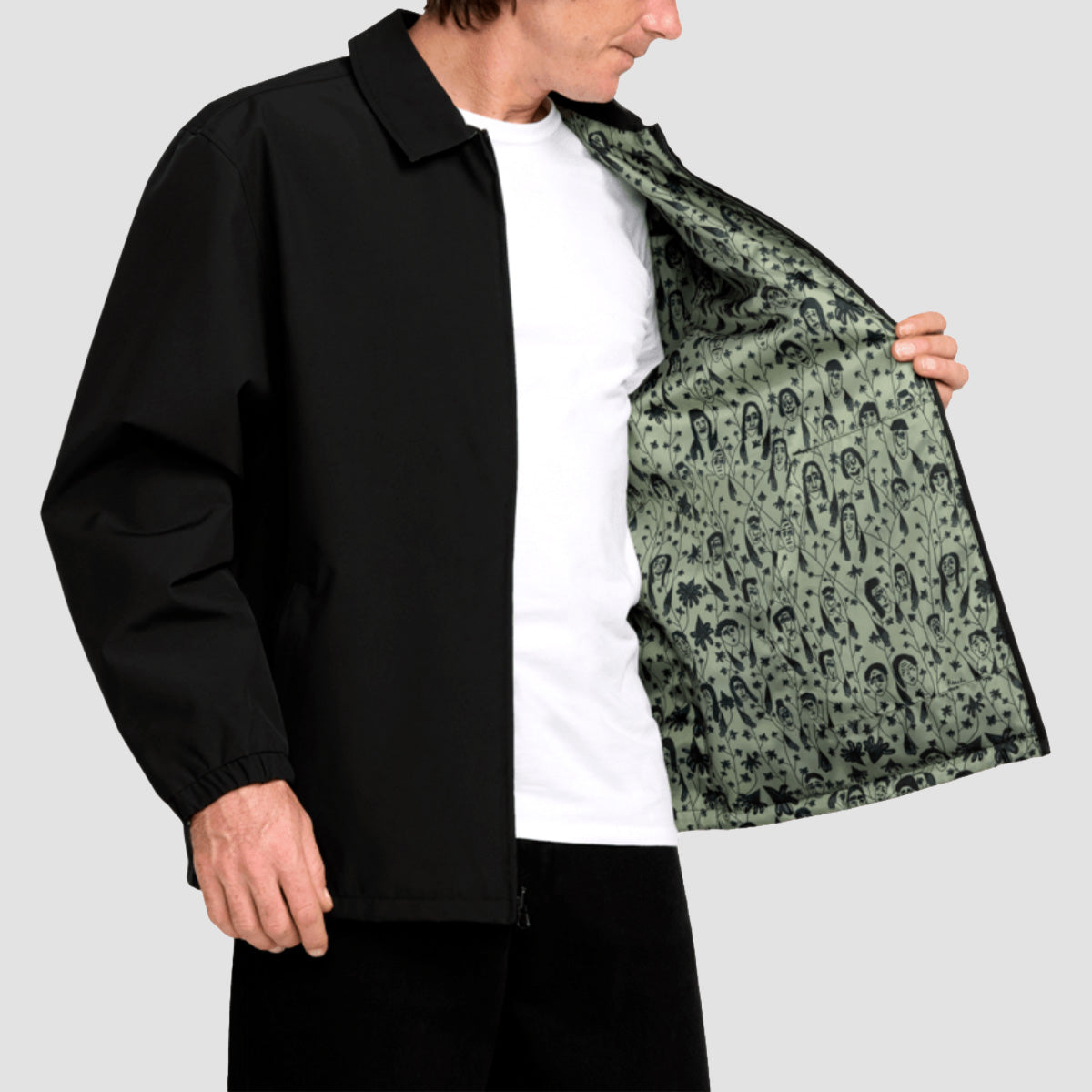 Volcom Fakie Reversible Jacket Black