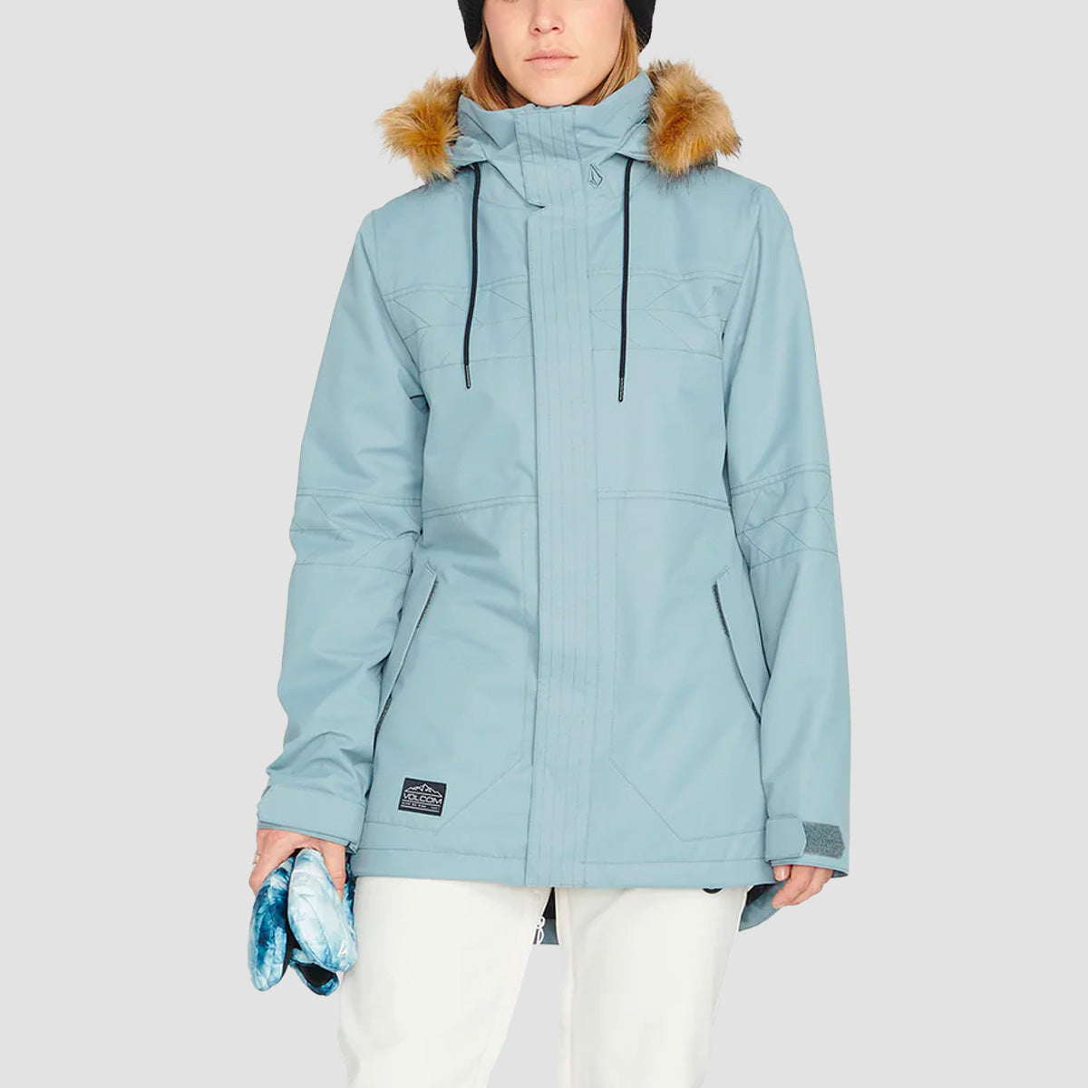 Volcom Fawn Ins Snow Jacket Green Ash - Womens
