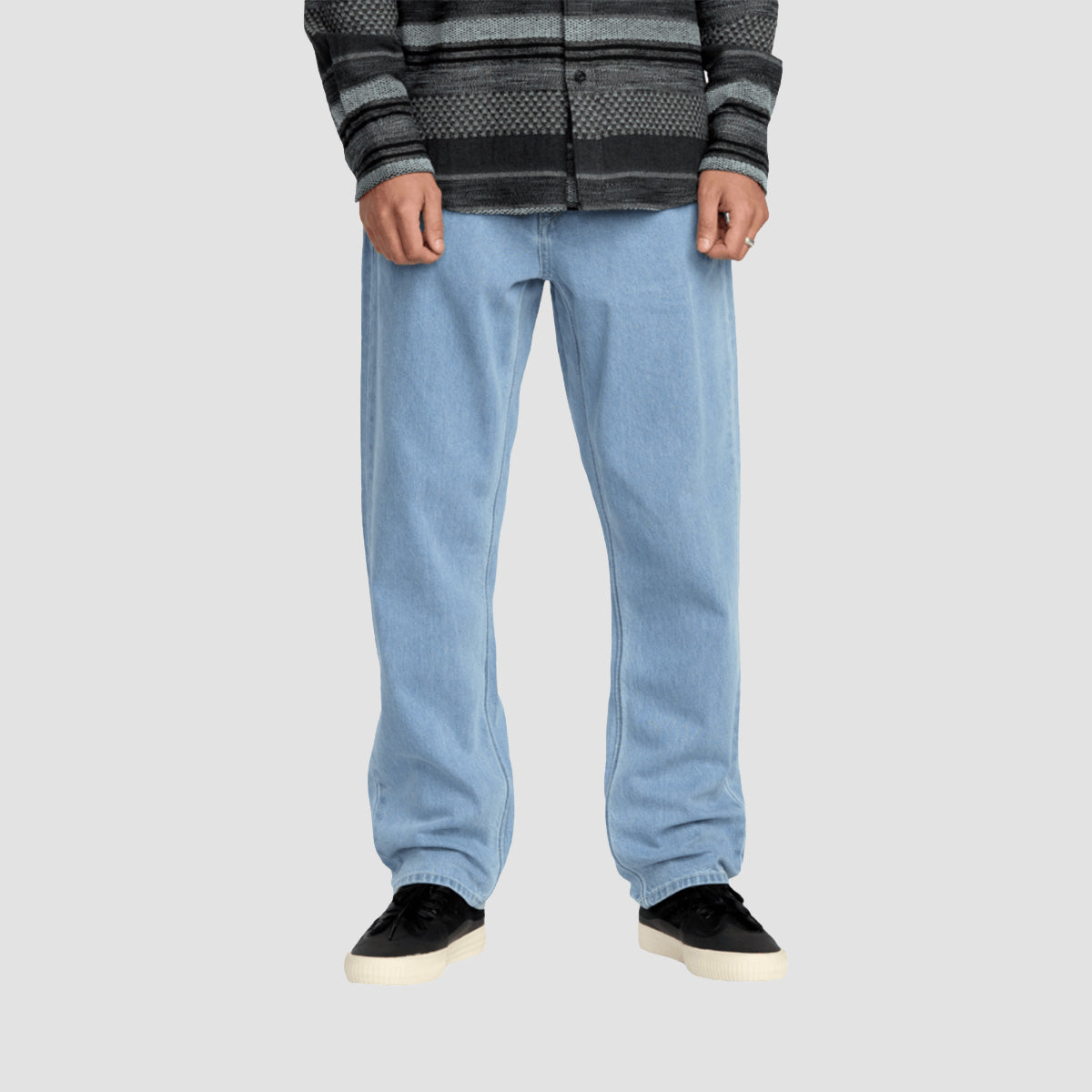 Volcom Fivedown Relaxed Tapered Fit Jeans Camper Blue