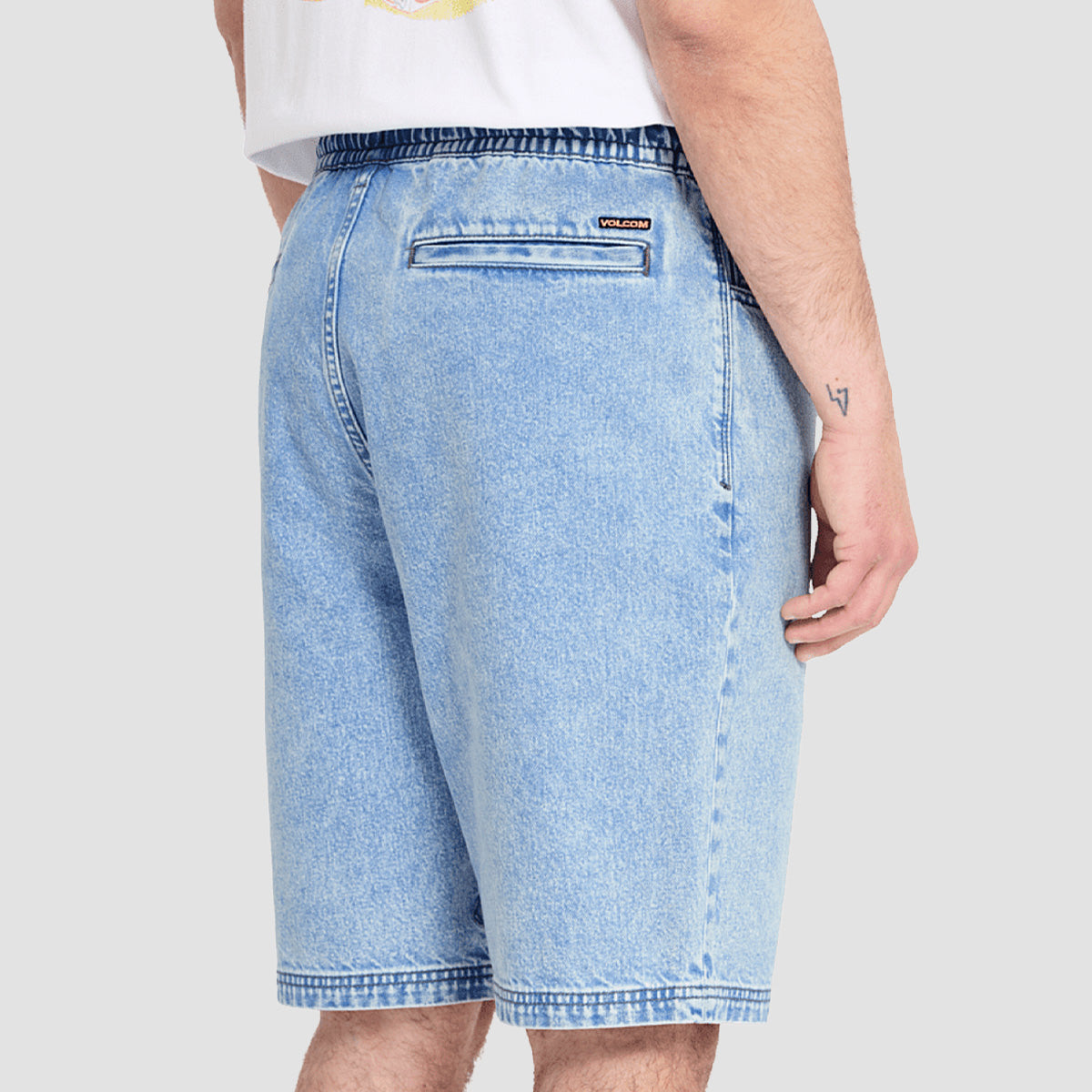 Volcom Freazy 22" Denim EW Shorts Pale Aqua