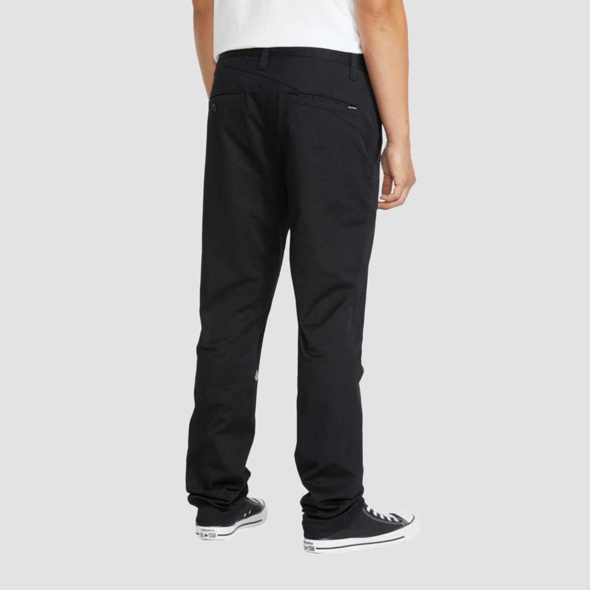 Volcom Frickin Slim Stretch Chino Pants Black