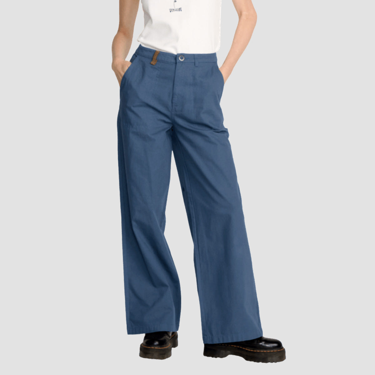 Volcom Full Cut Work Trousers Harbor Blue - Womens