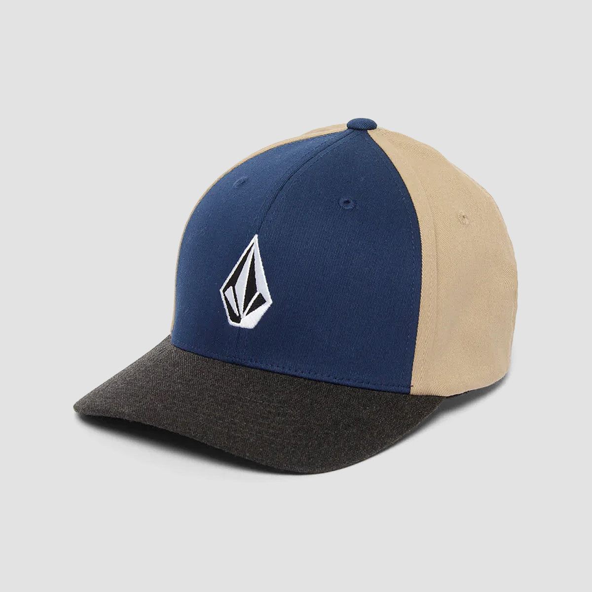 Volcom Full Stone Hthr Flexfit Cap Dust Bowl Indigo