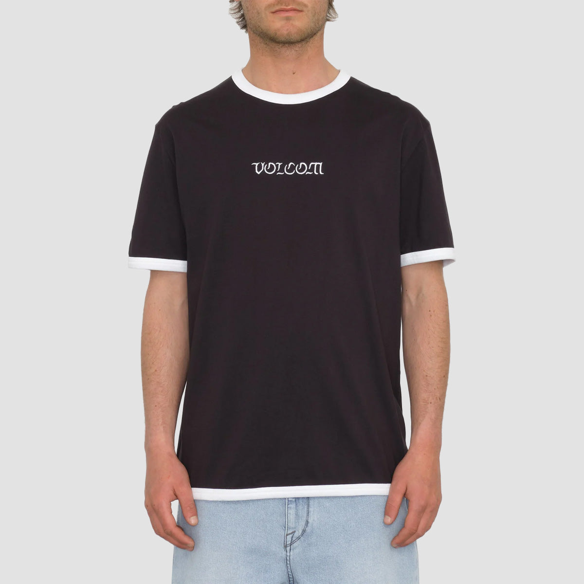 Volcom Fullring Ringer T-Shirt Black