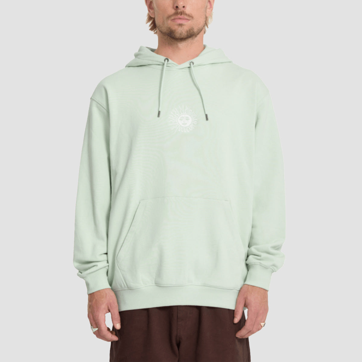 Volcom Handerry Pullover Hoodie Pale Aqua