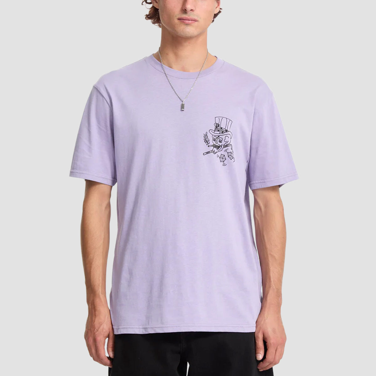 Volcom Harry T-Shirt Purple Ash