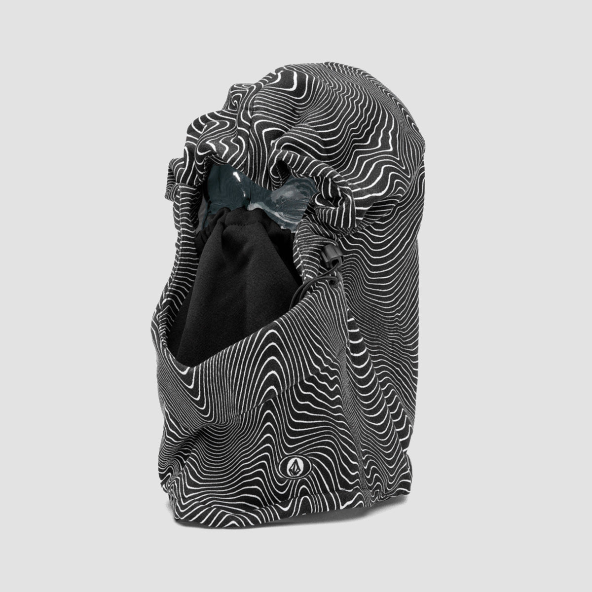 Volcom Hydro Fleece Hood Thingy Balaclava Black Print