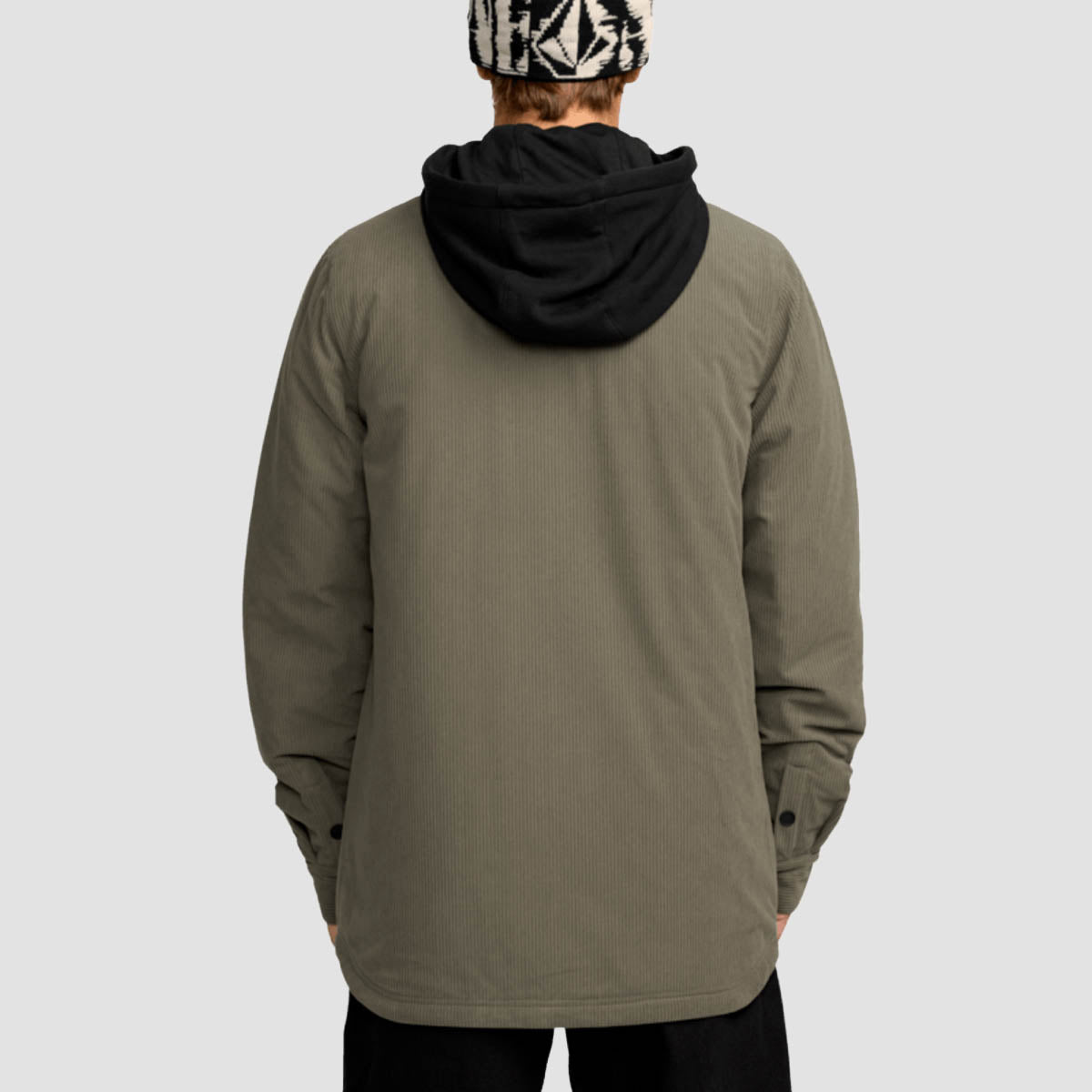 Volcom Kenson Ins Flannel Jacket Military