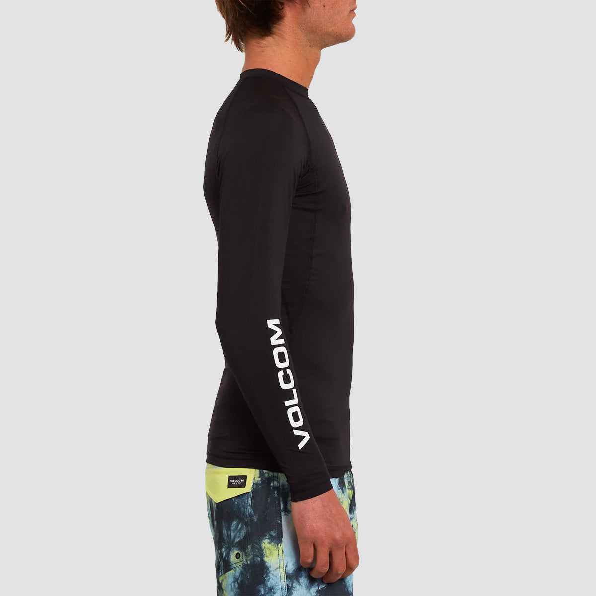 Volcom Lido Solid 2 Longsleeve Rashguard Black