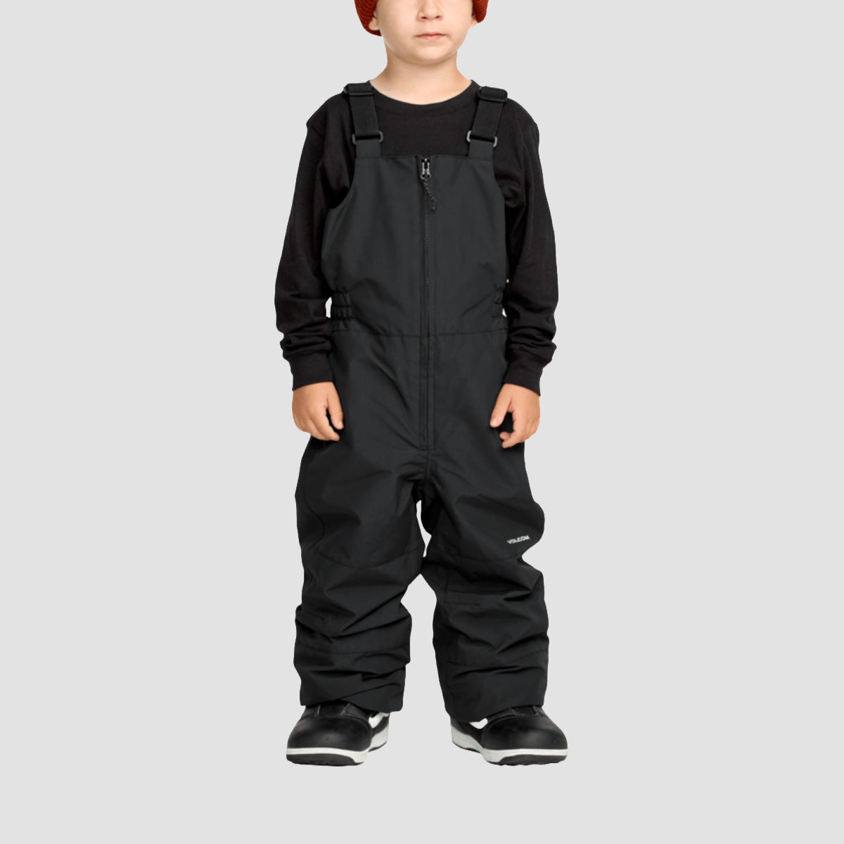 Volcom Little Flurry Ins Bib Overall Snow Pants Black - Kids