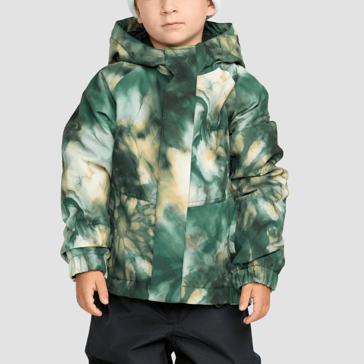 Volcom Little Flurry Ins Snow Jacket Green - Kids