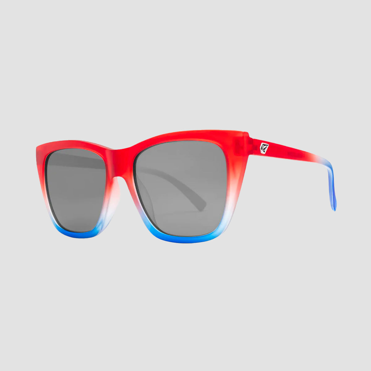 Volcom Looky Lou Sunglasses Stars & Stripes/Silver Mirror - Womens