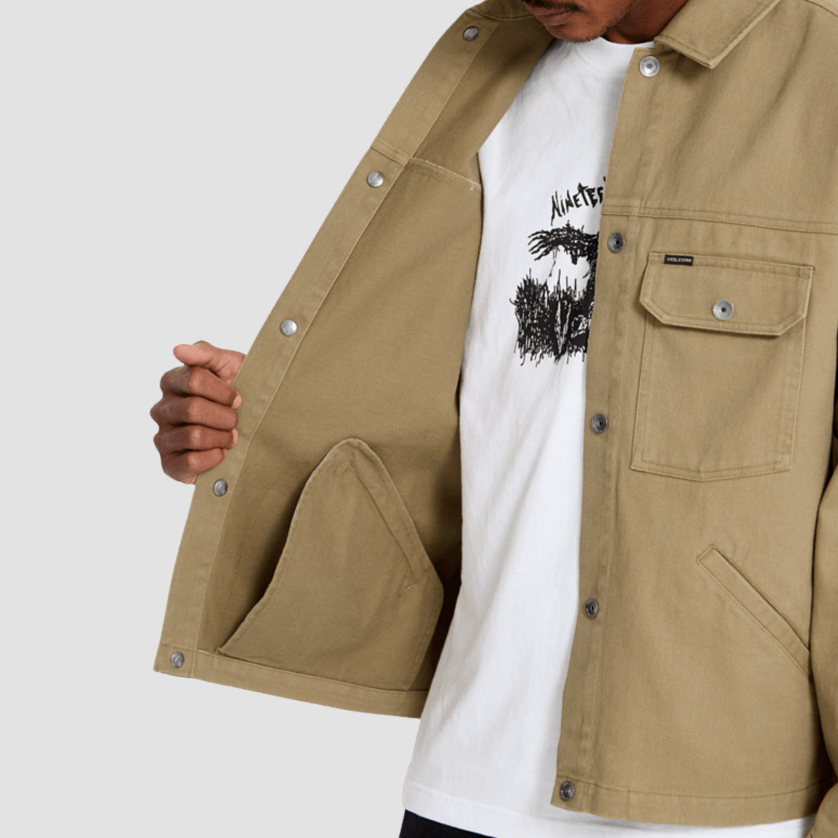 Volcom Lostcontrol Jacket Dark Khaki