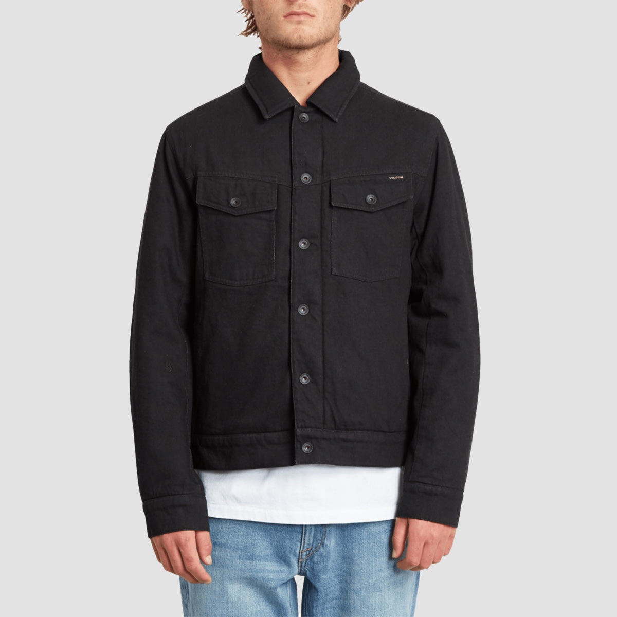 Volcom Lynstone Denim Jacket Black
