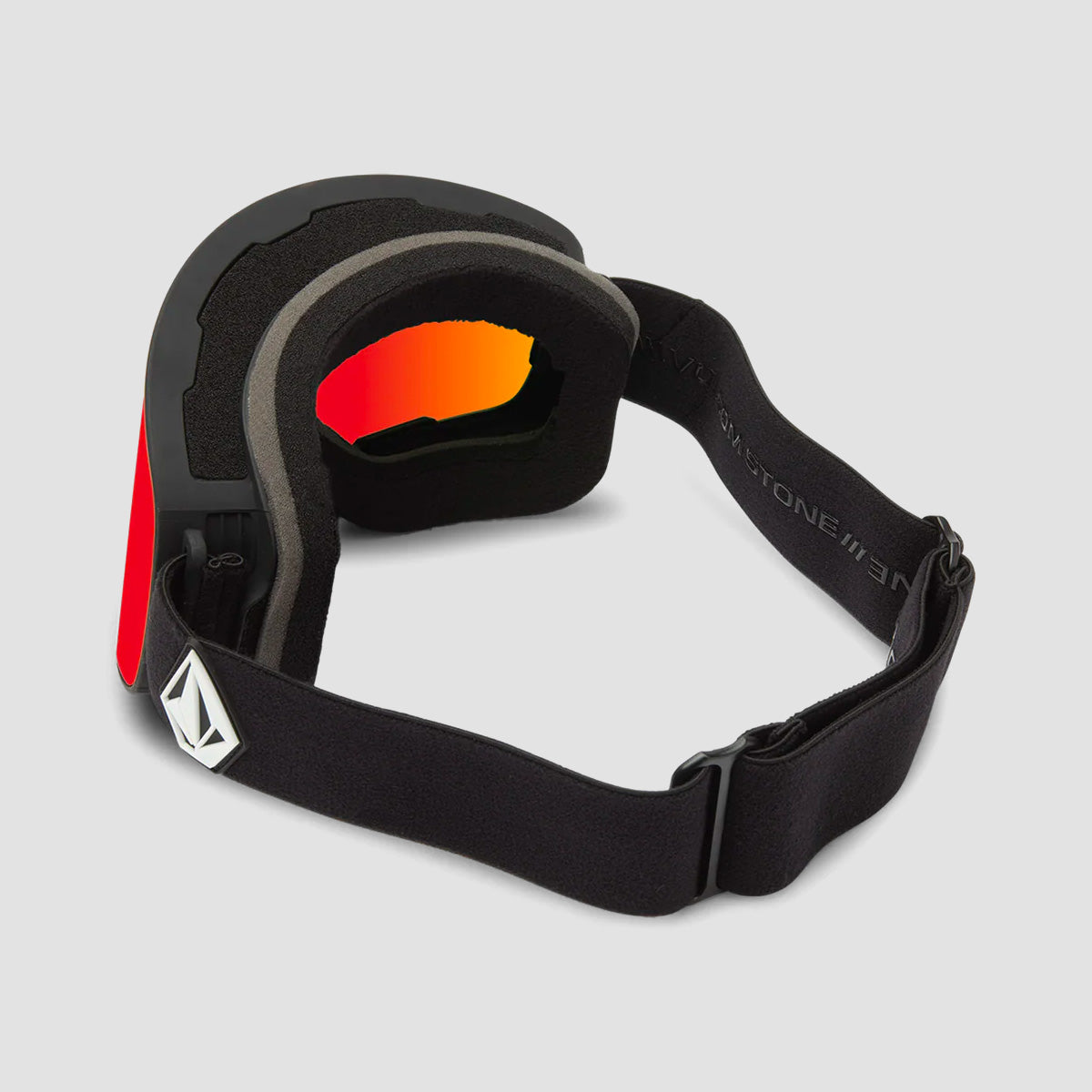 Volcom Odyssey Snow Goggles Matte Black/Red Chrome + Bonus Lens Yellow