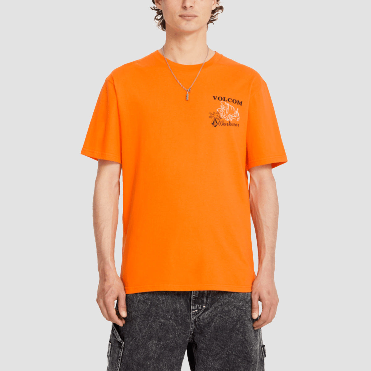 Volcom Pour Choices T-Shirt Neon Orange